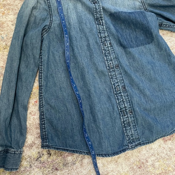 Joe Fresh denim button down shirt - Picture 2 of 4